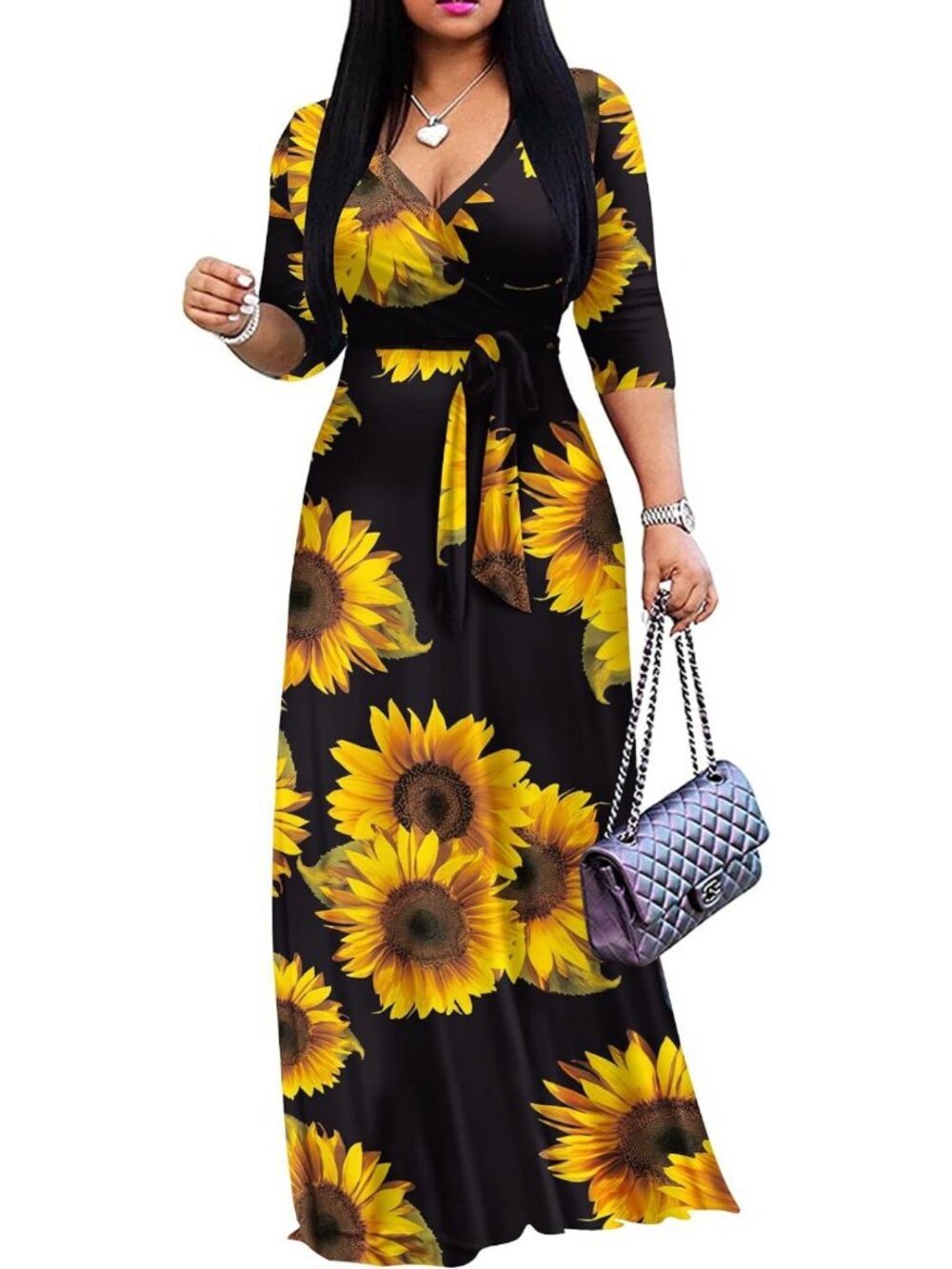 Plus Size Summer Maxi Dress - Casual Long Dress for Women, Perfect for Any